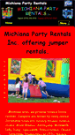 Mobile Screenshot of michianapartyrentals.com